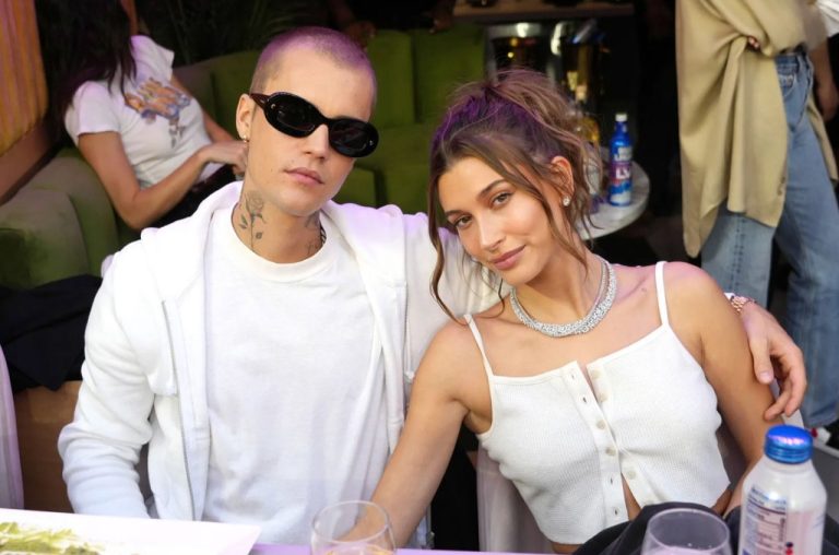 Justin Bieber, Hailey Bieber Kiss at 'Swag' Listening Party