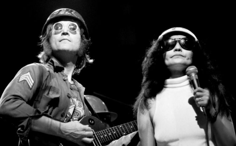 An unreleased, newly restored video of John Lennon and Yoko Ono's 'Instant Karma! (We All Shine On)' has been released