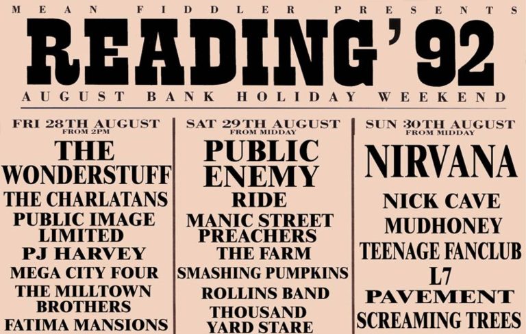 Every Reading & Leeds festival line-up poster in history