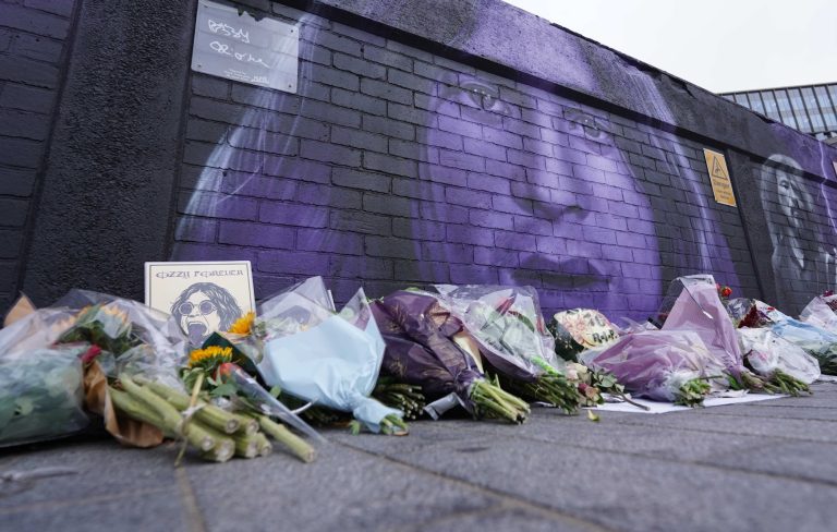 Man arrested for stealing flowers from Ozzy Osbourne's memorial site in Birmingham