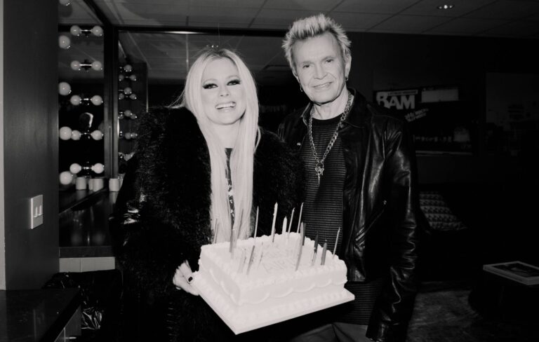 Avril Lavigne celebrates birthday by performing '77' with Billy Idol and launching her own wine