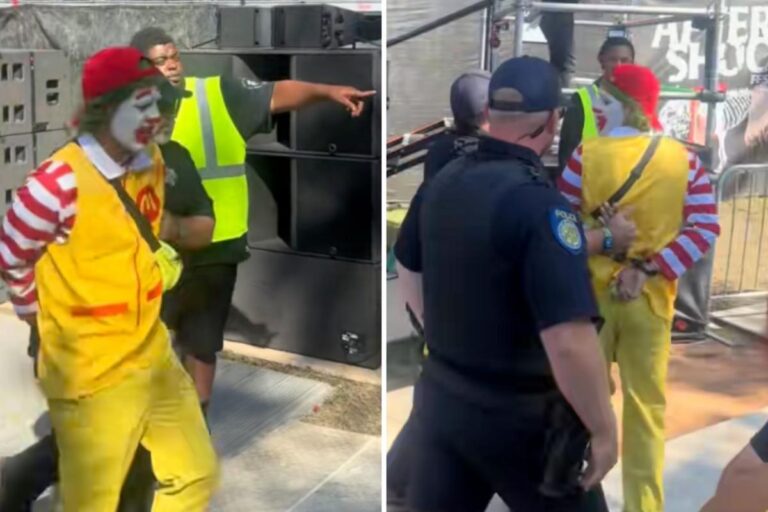 Man In Ronald McDonald Costume Allegedly Groped Fest Crowdsurfers Man In Ronald McDonald Costume Allegedly Groped Fest Crowdsurfers